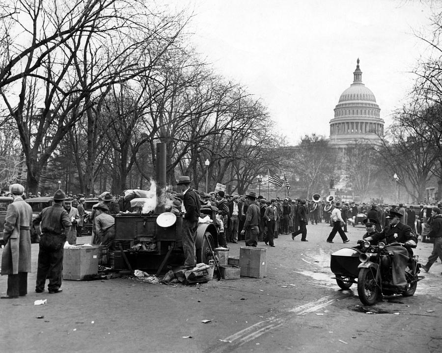 Ev1814 - March On Washington Of 10,000 Photograph by Everett