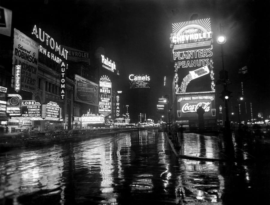 Ev1975 - Broadway And Times Square, New Photograph by Everett - Fine ...