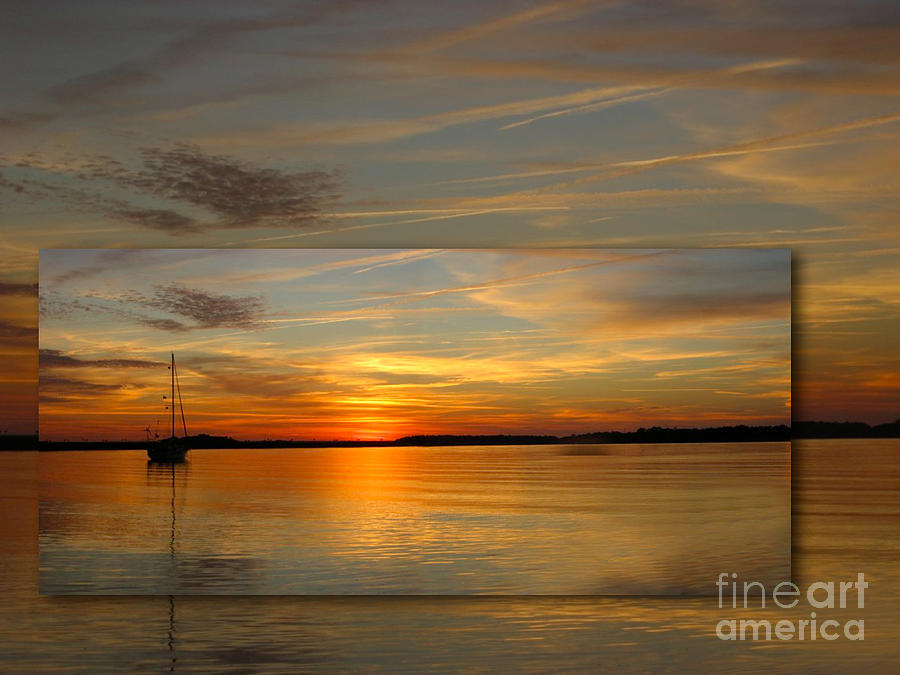 Sunset Photograph - Eve Ning by Judee Stalmack