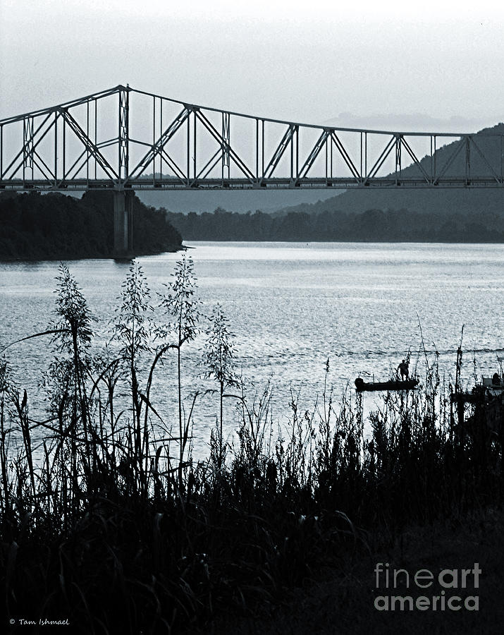 Bridge Photograph - Evening Blues- 2012 by Tammy Ishmael - Eizman