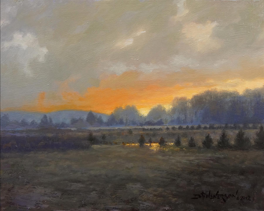 Evening Breeze Painting by David Henderson - Fine Art America