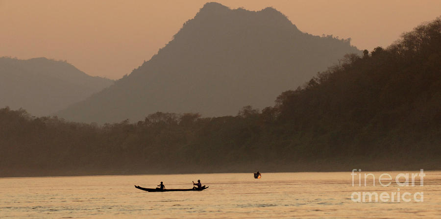 Evening In Laos Photograph by Bob Christopher