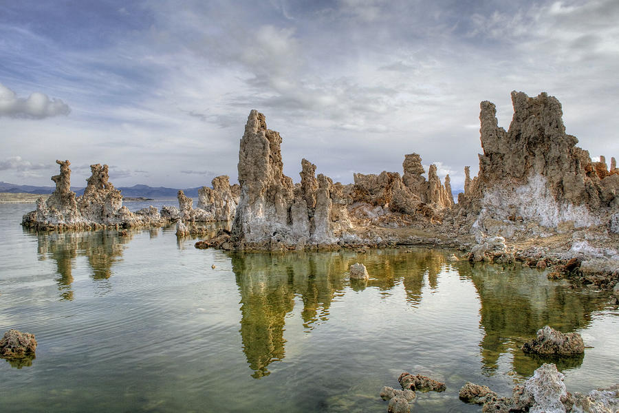 Evening Light at Mono Lake Photograph by Wes and Dotty Weber