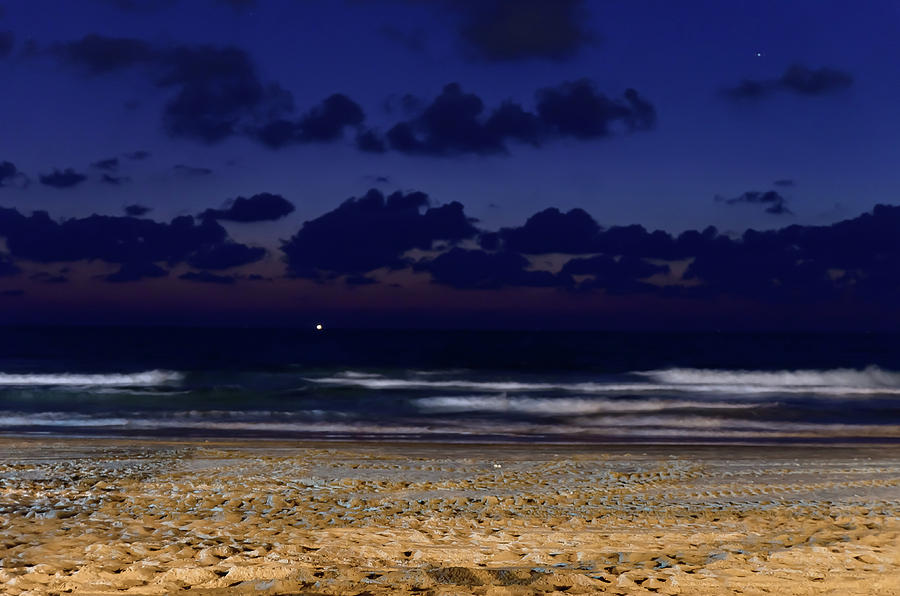 Evening on the beach Photograph by Michael Goyberg