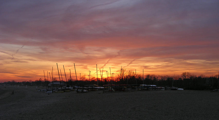 Evening Skies at the Shore Photograph by Margie Avellino