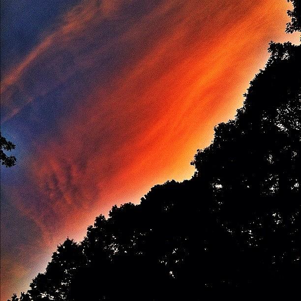 Nature Photograph - Evening Sky by Ryan Schroeder
