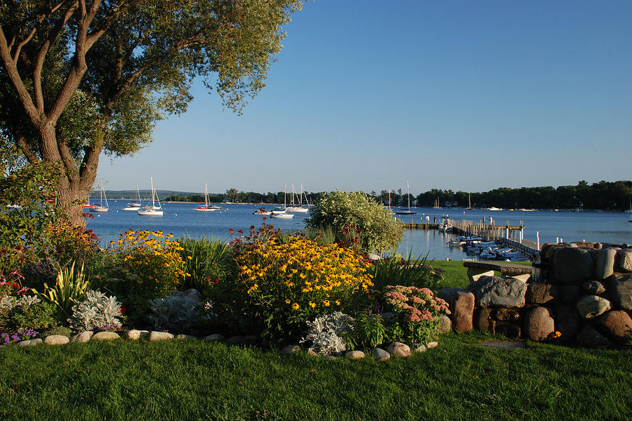Evening Time At Harbor Springs Photograph by Janice Adomeit