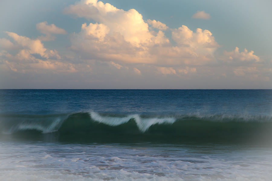 Evening Wave Photograph by Roger Mullenhour