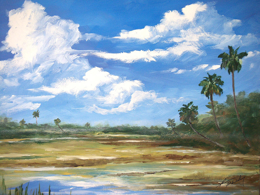 Everglades Painting by Shannon Wiley