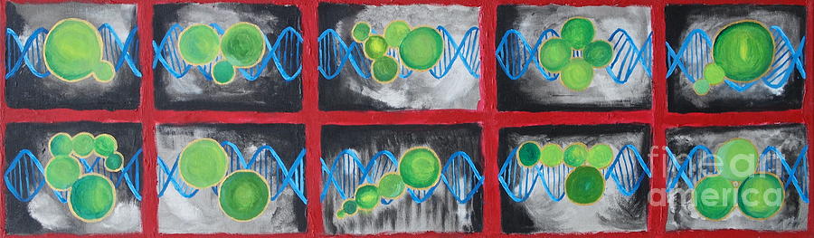 Evolution as Art Painting by Evolve And Express - Pixels