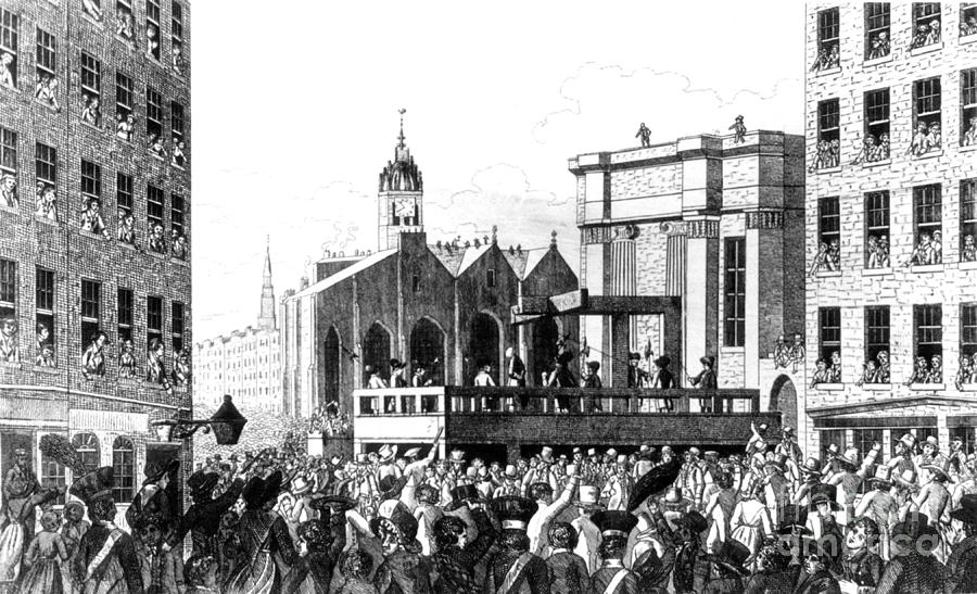 Execution Of William Burke, Irish Photograph by Science Source Execution Of William Burke, Irish Photograph by Science Source