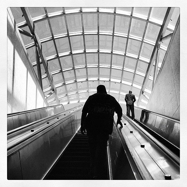 Wmata Photograph - Exeunt Metro Up (or, Orpheus Ascending by Rob Murray