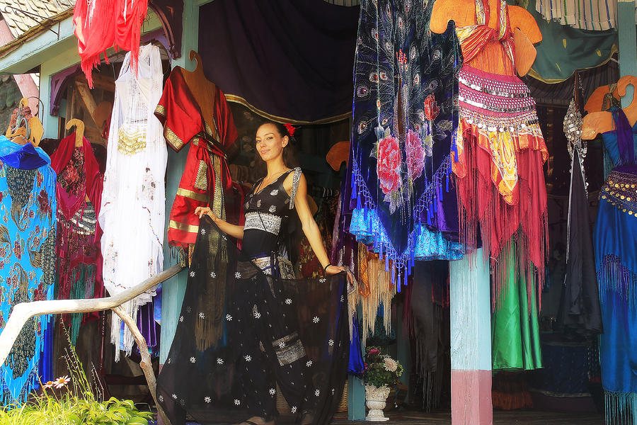 Clothing Photograph - Exotic Shop Keeper by Scott Hovind