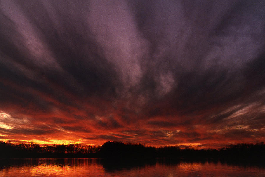Sunset Photograph - Explosion by Skip Willits