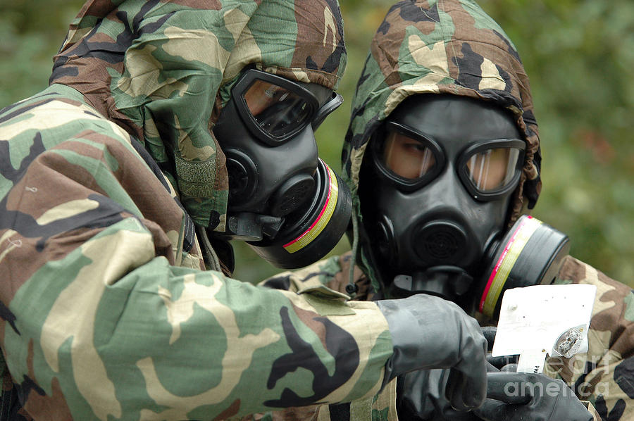 Explosive Ordnance Technicians Run Photograph by Stocktrek Images ...