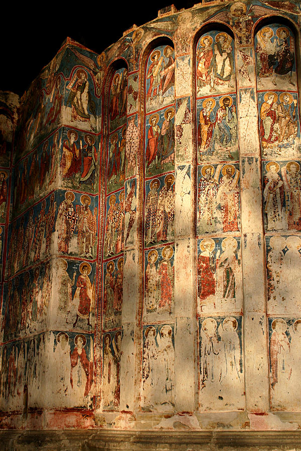 Exterior fresco of Humor Monastery Photograph by Emanuel Tanjala