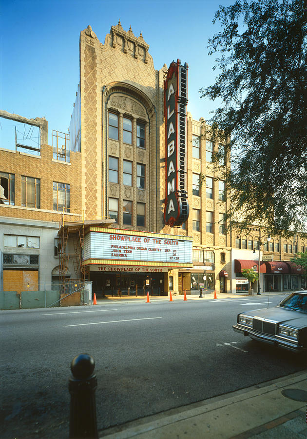 Architecture Photograph - Exterior Of The Alabama Theatre by Everett