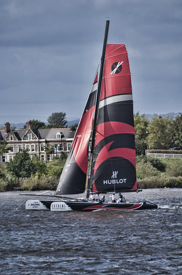 Boat Photograph - Extreme 40 Team Alinghi by Steve Purnell
