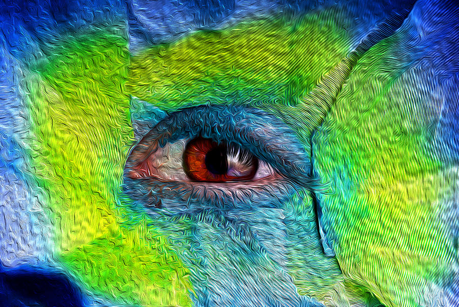 Eye Flower Digital Art by Prince Andre Faubert