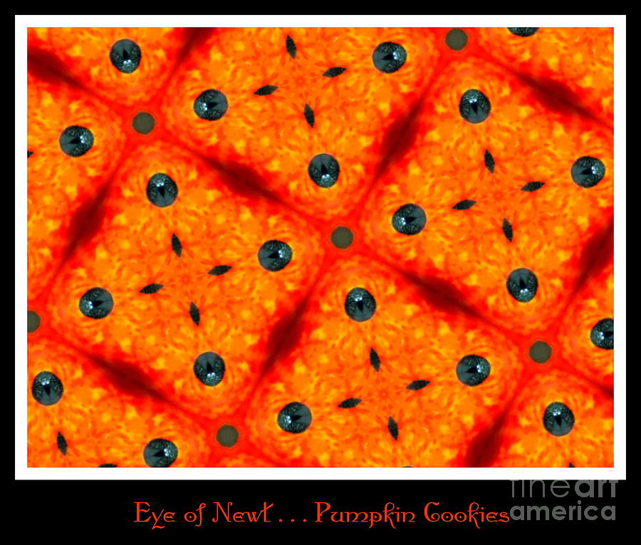 Eye of Newt . . . Pumpkin Cookies Digital Art by Renee Trenholm