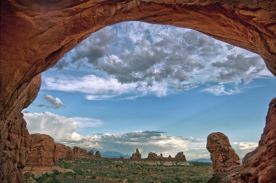 Arches National Park Photograph - Eye of the Arch by Nichon Thorstrom