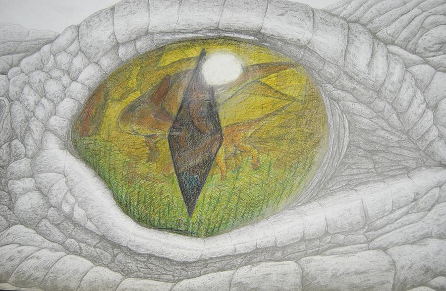 Eye Of The Hunter Drawing by David Pry