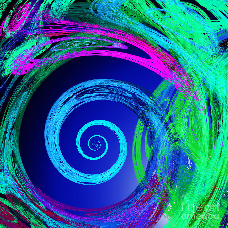 Eye Of The Hurricane Abstract Digital Art by Andee Design