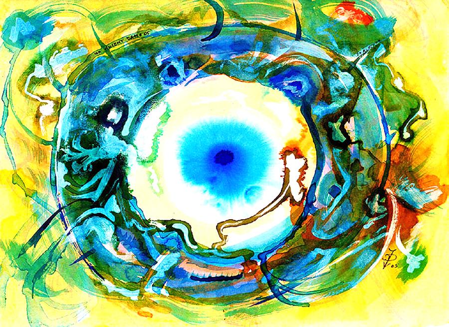 Eye of the Universe Painting by ITI Ion Vincent Danu - Fine Art America