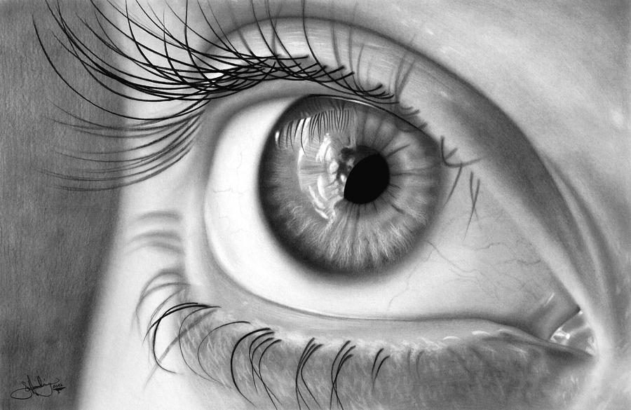 contemporary drawing eye