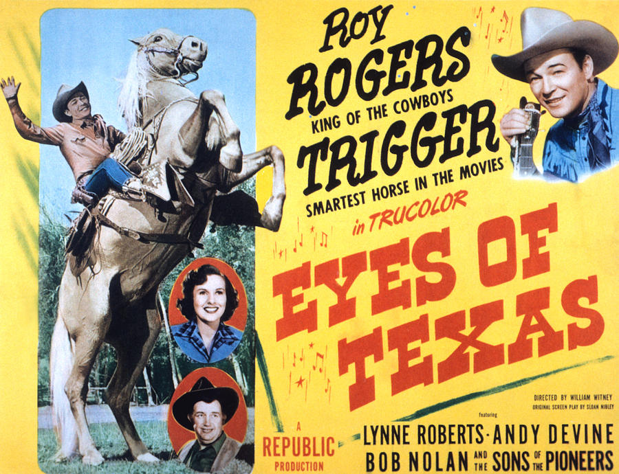 Eyes Of Texas, Top To Bottom Roy Photograph by Everett