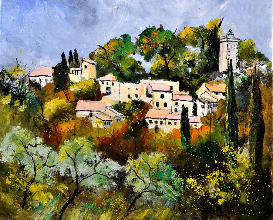Eygalieres  Painting by Pol Ledent