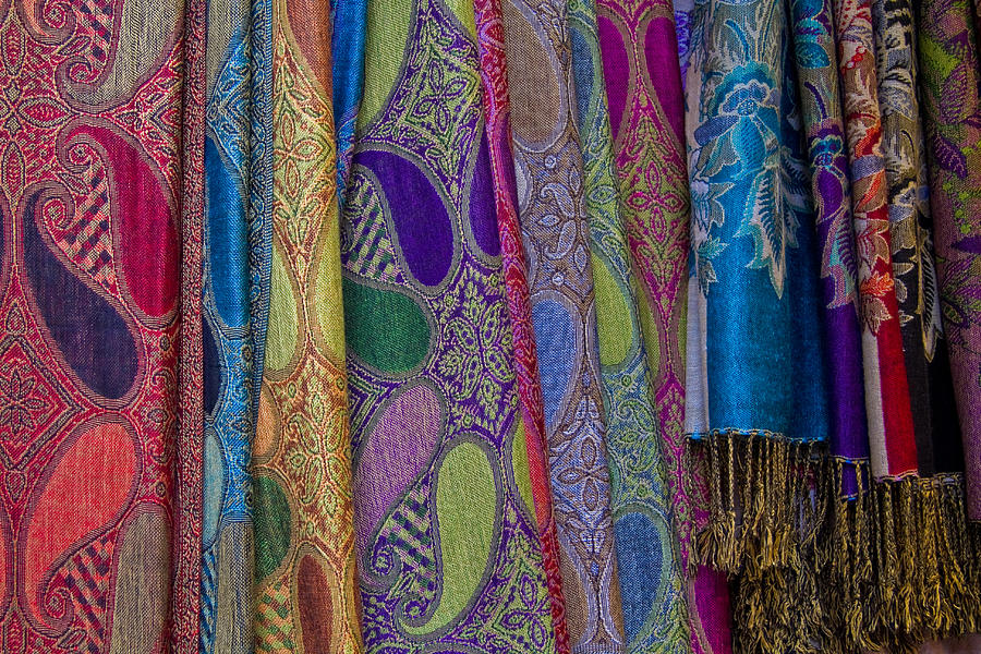 Fabrics and Colors of Italy Photograph by Roger Mullenhour