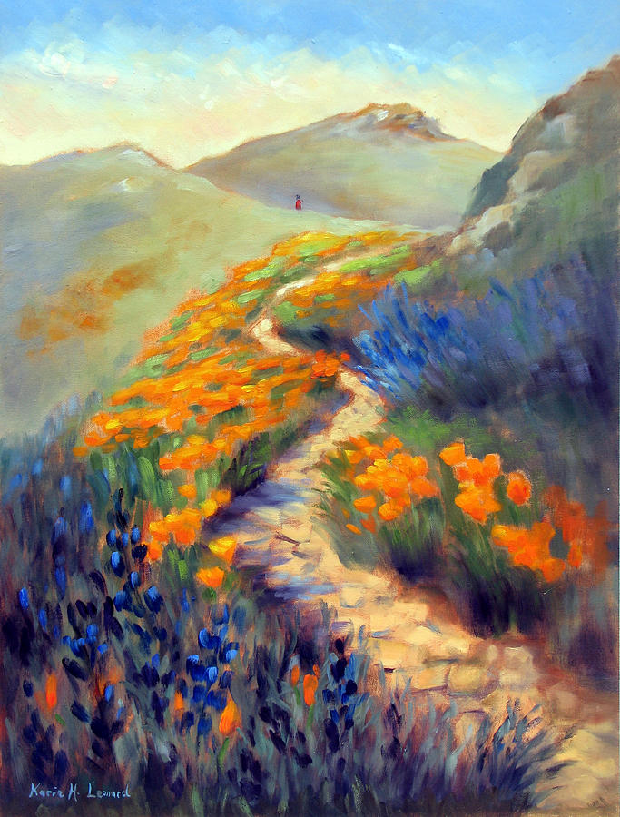 Face Of Soberanes Canyon Painting