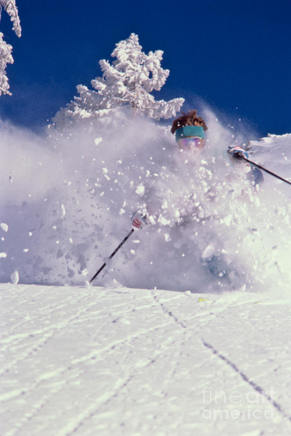 Ski Photograph - Face Time by Vance Fox