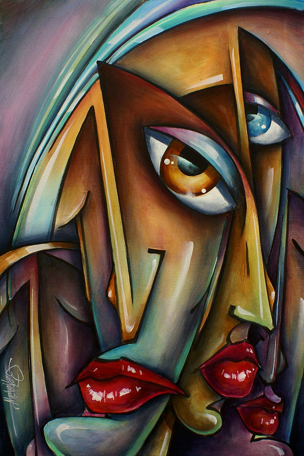 'Faces' Painting by Michael Lang