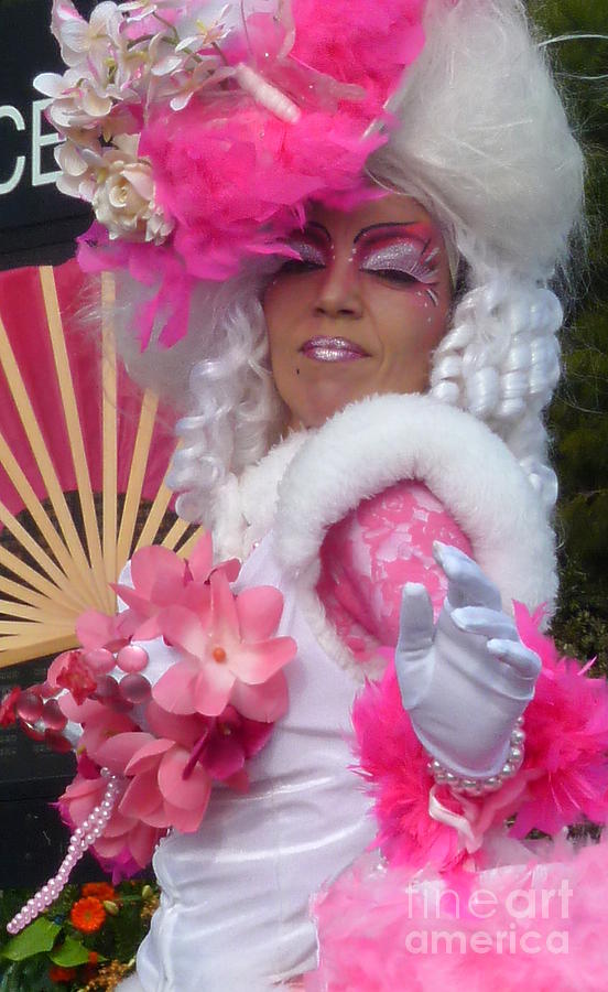 Faces of Carnival.Pink Photograph by Anna  Duyunova