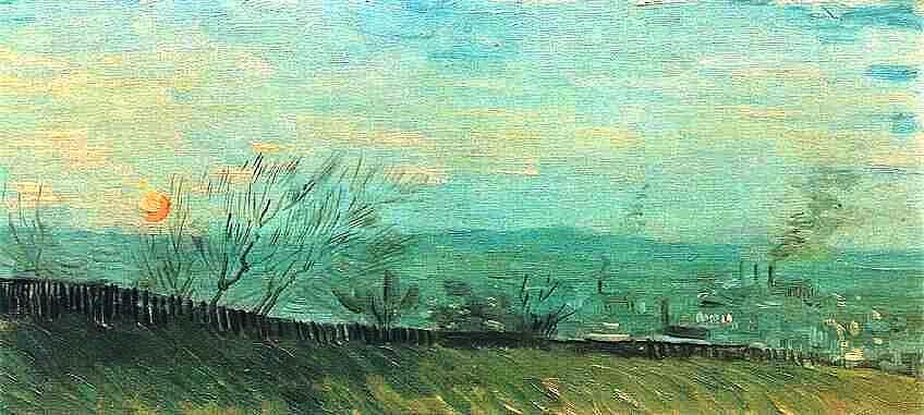 Vincent Van Gogh Painting - Factories on hillside by Sumit Mehndiratta