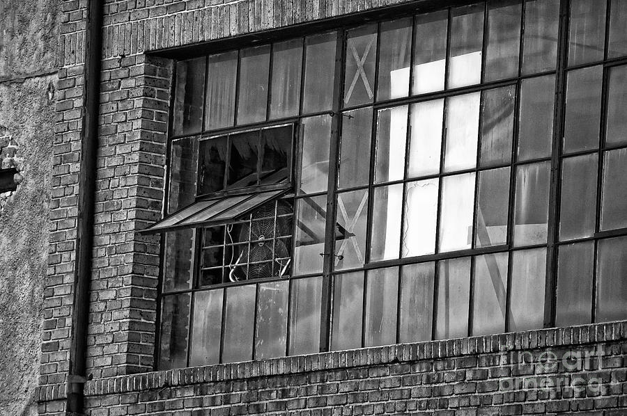 Factory Air in New Orleans in black and white Photograph by Kathleen K Parker