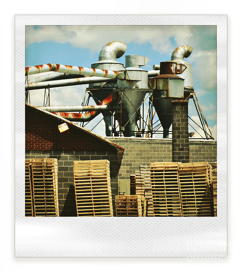 Vintage Photograph - Factory by HD Connelly