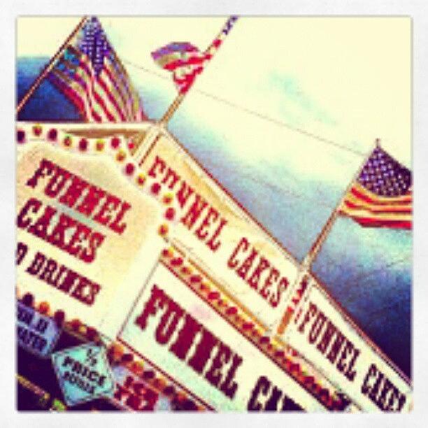 Instagram Photograph - Fair Food And Flags #android by Marianne Dow