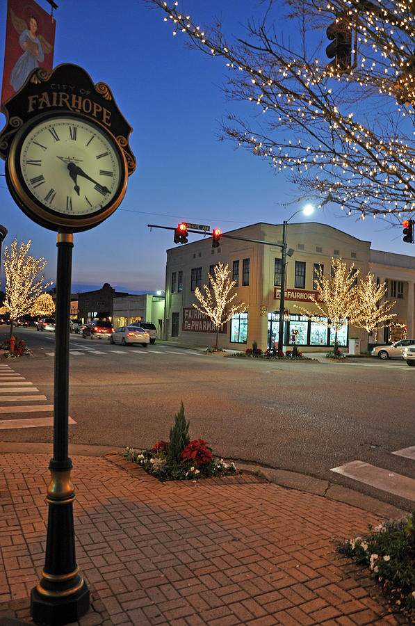 Fairhope Clock Photograph By David Dittmann - Pixels