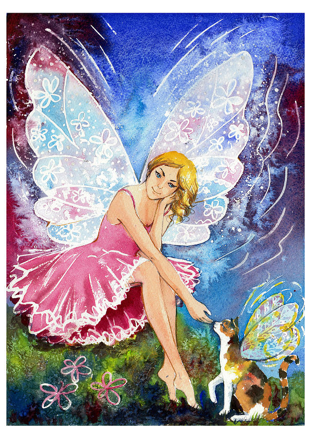 Fairy Friends Painting by Rita Readman - Pixels