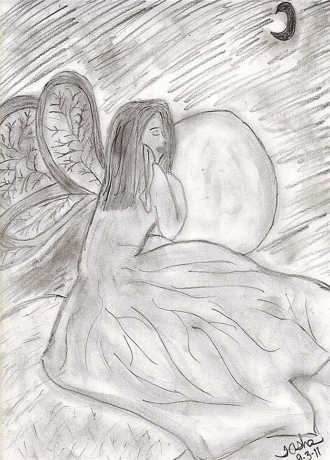 Fairy Drawing - Fairy of the Light by Tasha Starr