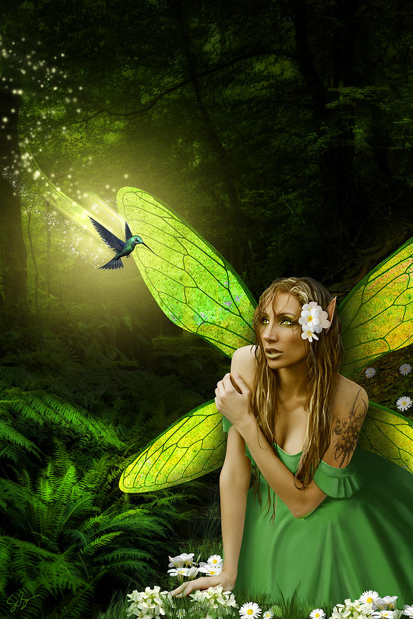 Fairy Queen Digital Art by Stephen SeBour