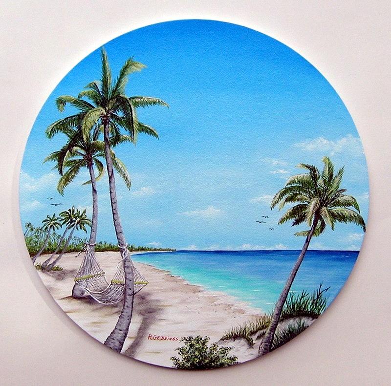 Beach Painting - Faith by Riley Geddings