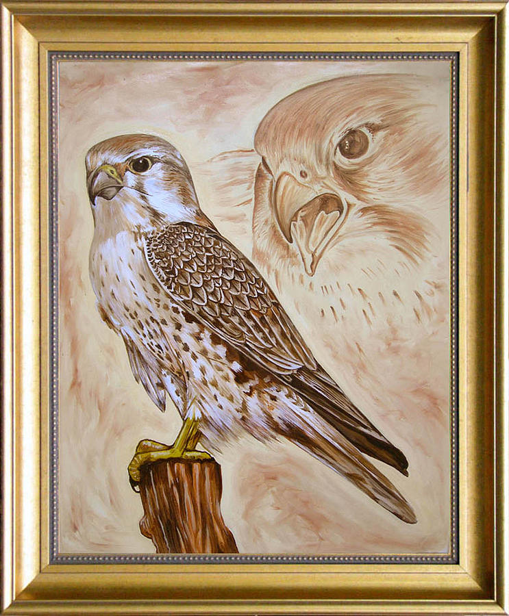 Falcon Painting - Falcon by Tomy Joseph