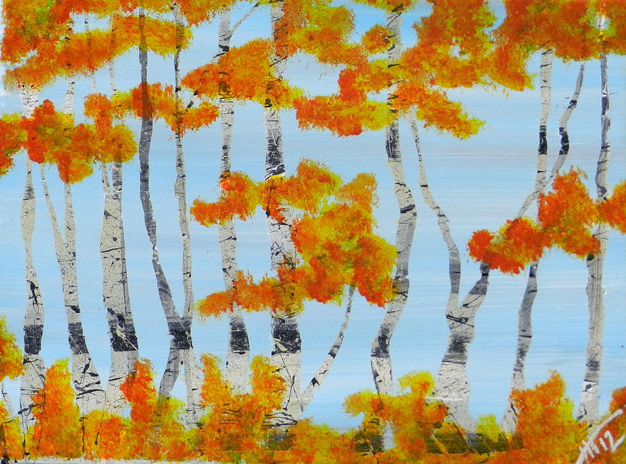 Fall Painting - Fall 2 by Heather  Hubb