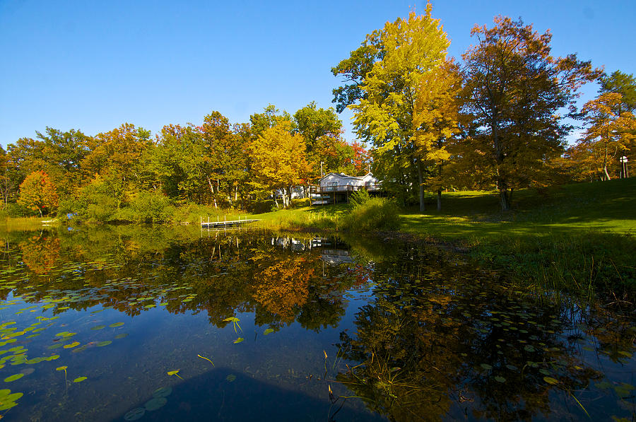 Fall Photograph - Fall at the Lake by Sheryl Thomas