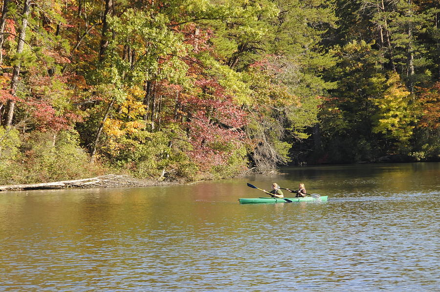 Fall Canoeing Photograph by Keith Lovejoy