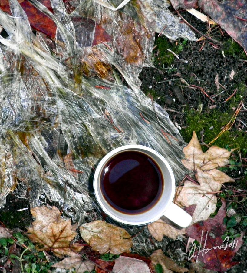 Fall Coffee Collage Photograph